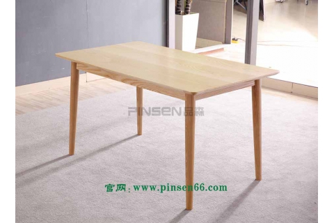 簡(jiǎn)約原木實(shí)木餐桌