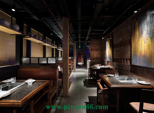老船說(shuō)火鍋火鍋店桌子卡座
