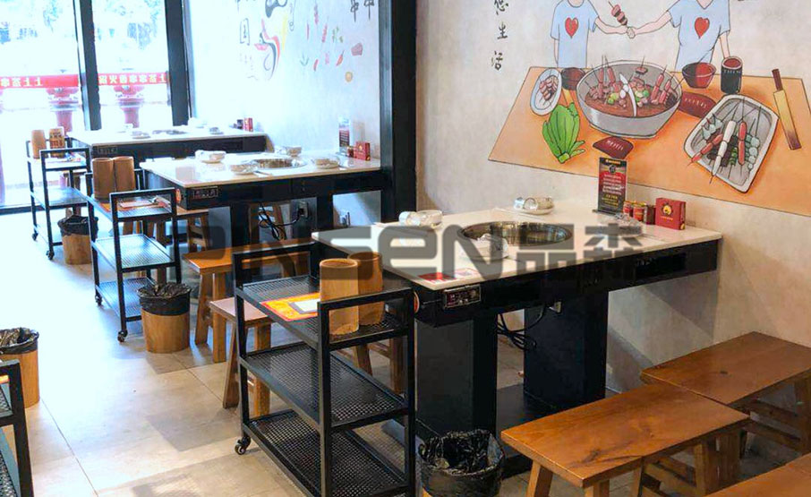 上上簽火鍋店專(zhuān)用餐桌