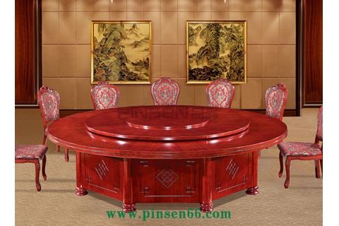 豪華實(shí)木電動(dòng)餐桌